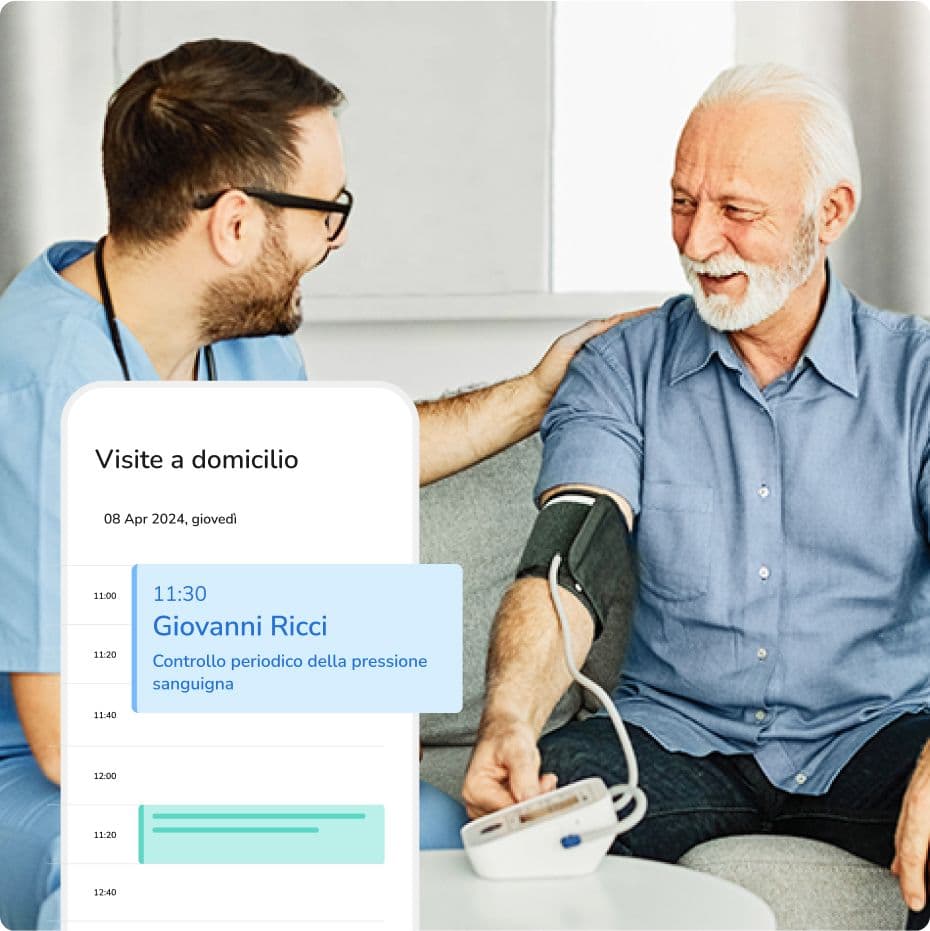 Gestione visite domiciliari ambulatorio con tracciamento e documentazione